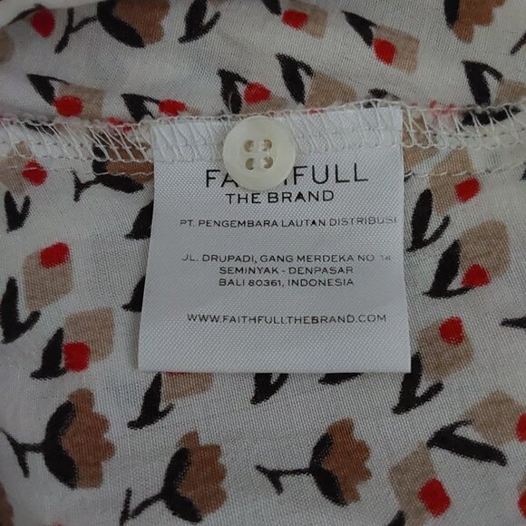 Faithfull the Brand Vanelli Floral Tie Waist Mini Dress Great Condition - 8 - Picture 14 of 15